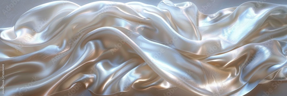 Obraz premium Abstract Background Gradient Satin White, Background Image, Background For Banner, HD