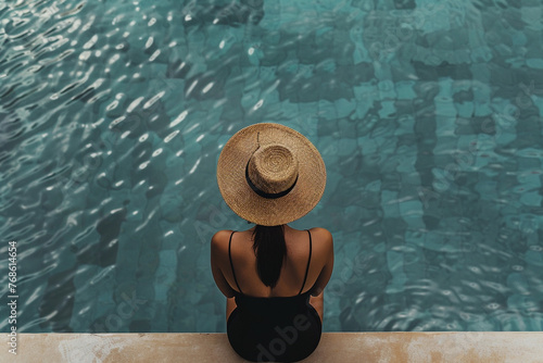 travel luxury living girl minimalistic style modern aesthetics
