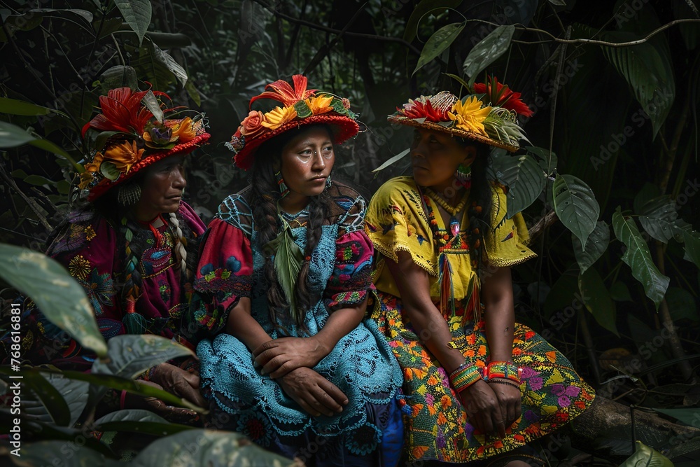Two Women Standing Together Two Women Standing Together