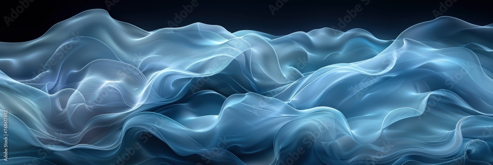 Obraz premium Abstract Background Gradient Tidal Blue, Background Image, Background For Banner, HD