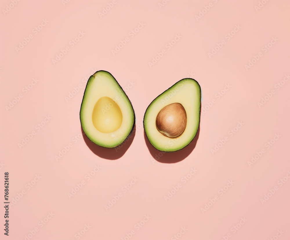 avocado isolated on white background avocado isolated on white background
