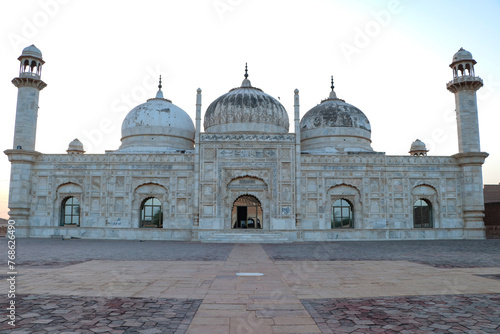 Historical masjid with abbasi style marble  photo