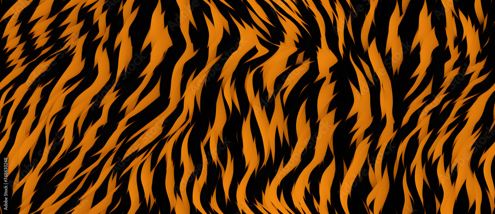 Tiger skin seamless print pattern Tiger skin seamless print pattern