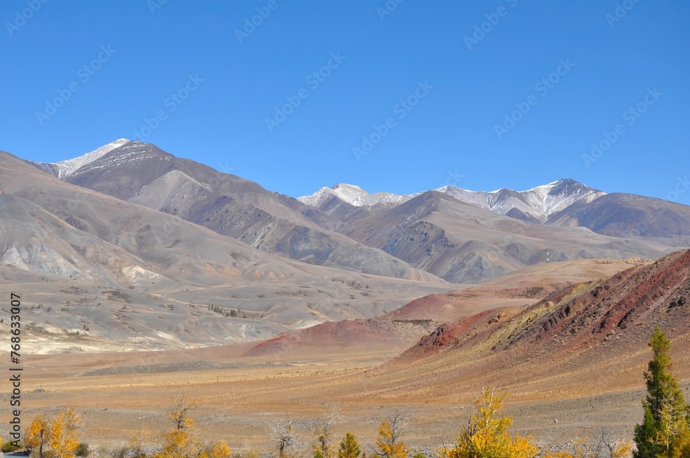 colored mountains of Altai