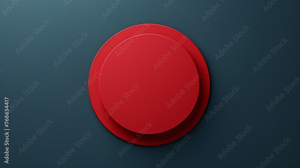 The solid red circle stands out against the minimalist dark blue background in the top view. Simple yet eye-catching and modern elements. This makes it suitable for a variety of designs. The solid red circle stands out against the minimalist dark blue background in the top view. Simple yet eye-catching and modern elements. This makes it suitable for a variety of designs.