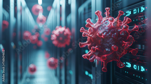 server computer virus and m...
