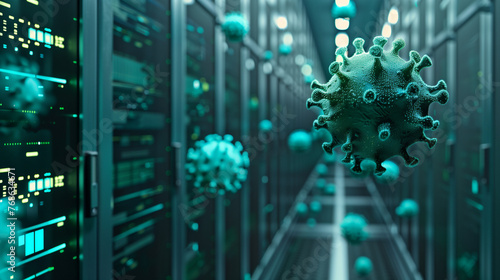 server computer virus and m...