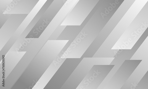 futuristic white and black color gradient geometric background