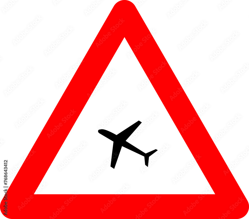 sign airport ahead sign airport ahead
