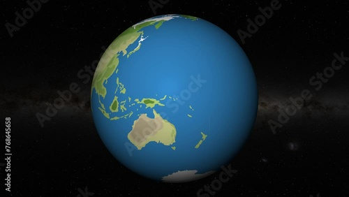 Zooming In on Sydney, Earth Animation photo