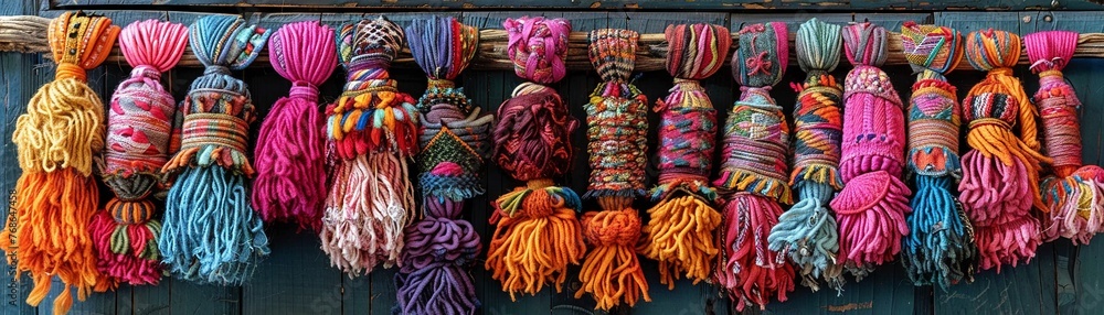 Bring the ancient art of textile weaving to life from a unique perspective with a rear view exploration Bring the ancient art of textile weaving to life from a unique perspective with a rear view exploration