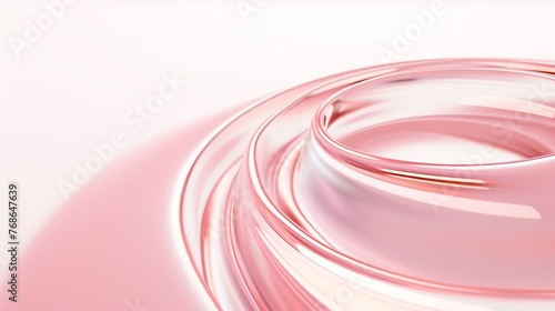 Elegant Blush Circle: Admire the elegance of a blush circle, a testament to beauty in simplicity.