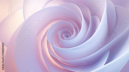 Soft spirals of creamy hues create a sense of serenity and harmony, gently guiding you towards a state of inner peace.