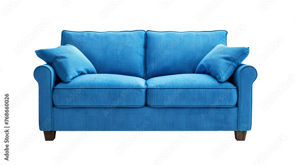 © Sidra - blue sofa isolated on white © Sidra - blue sofa isolated on white