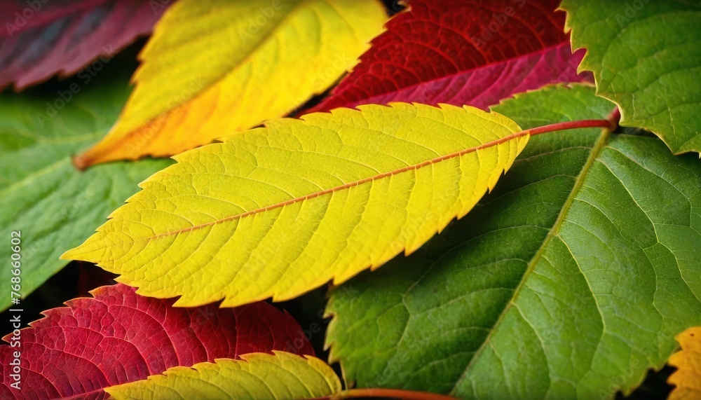 colorful Macro leaves pattern background colorful Macro leaves pattern background
