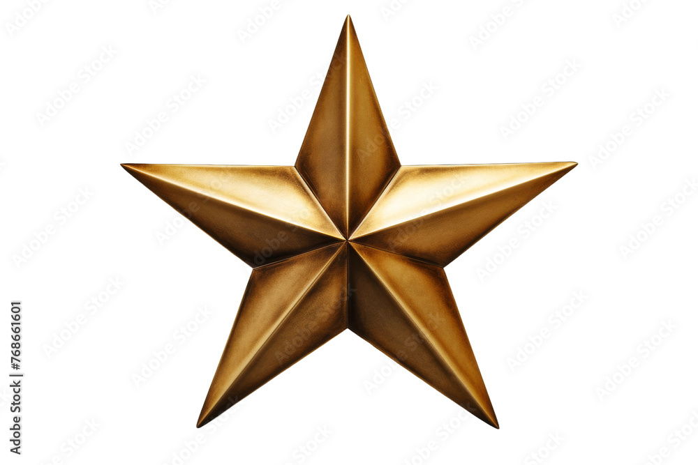 Gleaming Gold Star Shining Bright on Pure White Canvas. On a White or Clear Surface PNG Transparent Background. Gleaming Gold Star Shining Bright on Pure White Canvas. On a White or Clear Surface PNG Transparent Background.