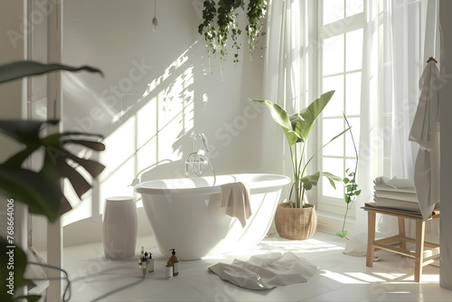 A well-lit and clean bathroom
