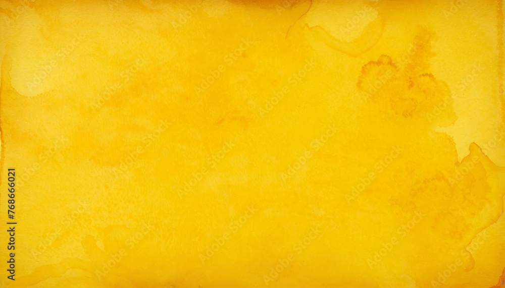 Yellow watercolor background for your design, watercolor background concept