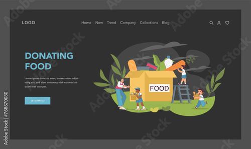 Nutritional aid concept. Vector illustration