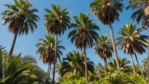 palm trees on sky © Kashwat