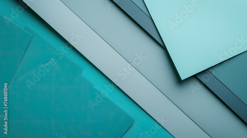 teal, white, and gray, offering a modern design template suitable for presentations, magazine covers, or any high-resolution creative endeavor.