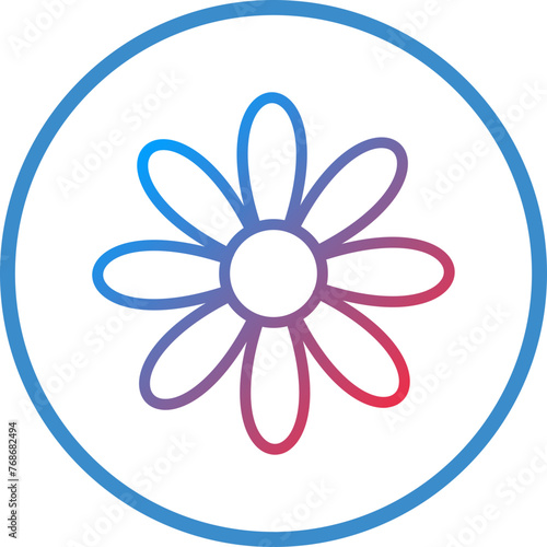 Vector Design Daisy Icon Style