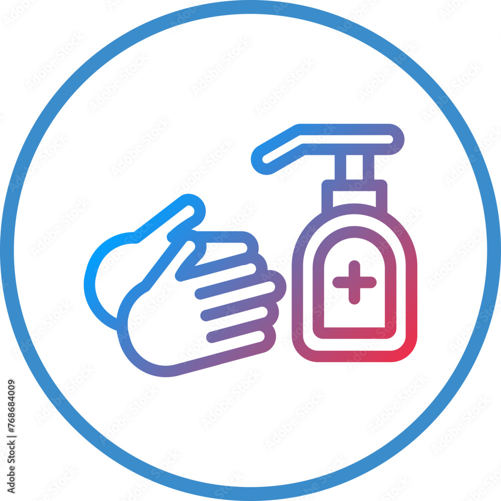 Vector Design Hand Soap Icon Style Vector Design Hand Soap Icon Style