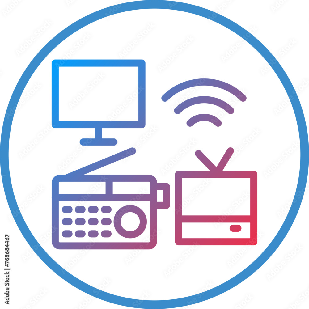 Vector Design Mass Media Icon Style Vector Design Mass Media Icon Style
