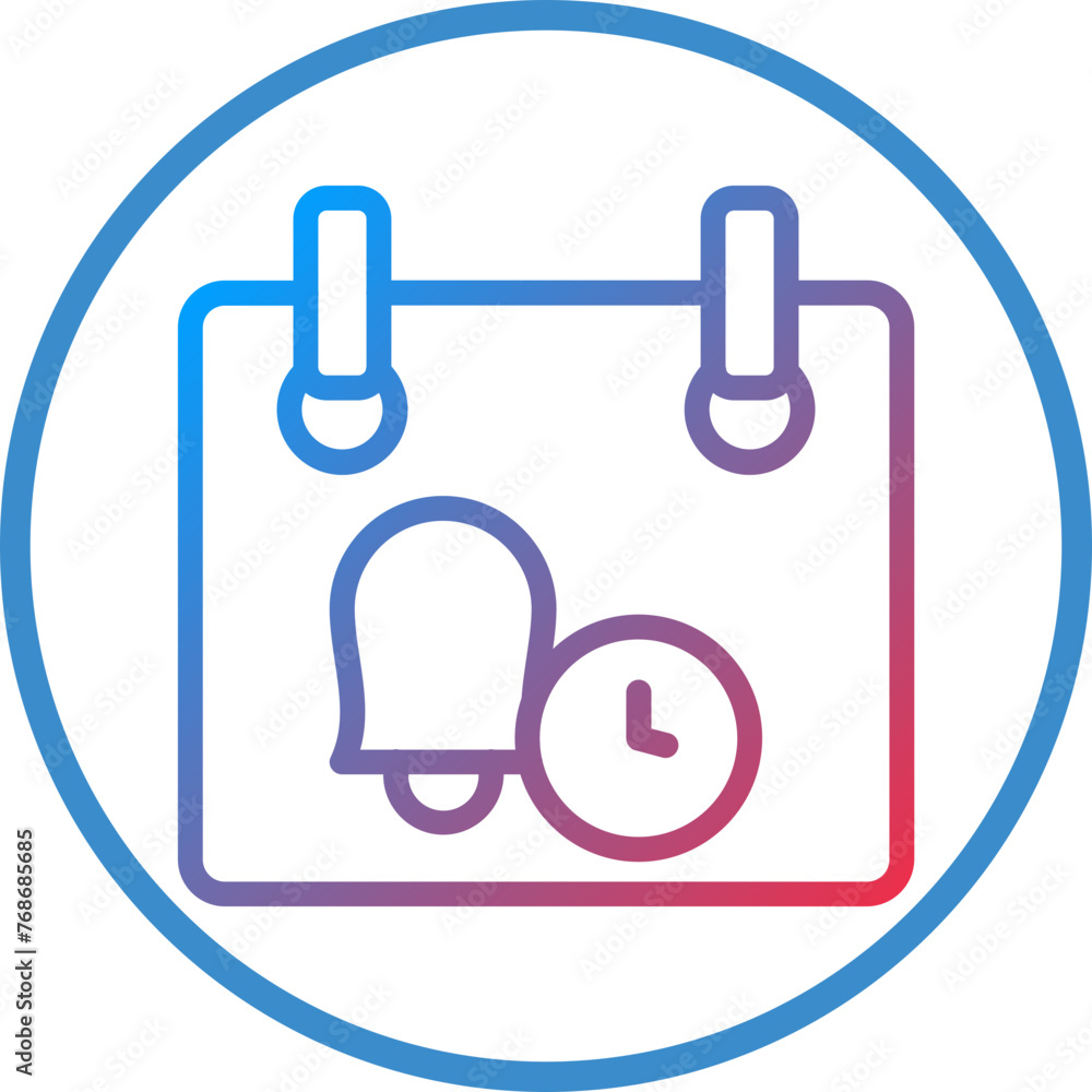 Vector Design Reminder Icon Style Vector Design Reminder Icon Style