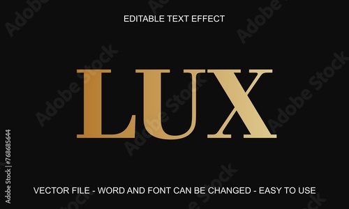 Editable text effect luxury mock up