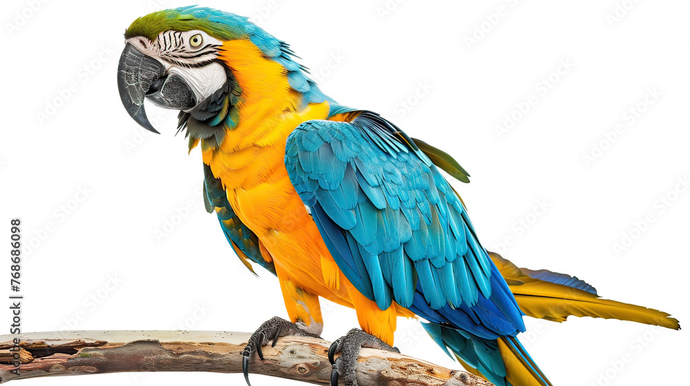 Blue-and-Gold Macaw Ai Generative
