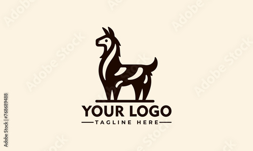 Llama Logo Llama Mascot Logo - Playful and Cool Design for Various Businesses