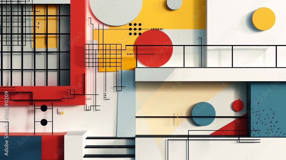 abstract background with colorful geometric shapes and lines abstract background with colorful geometric shapes and lines