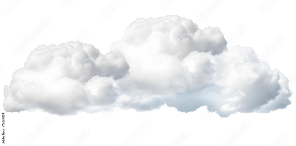White soft clouds isolated on white background White soft clouds isolated on white background