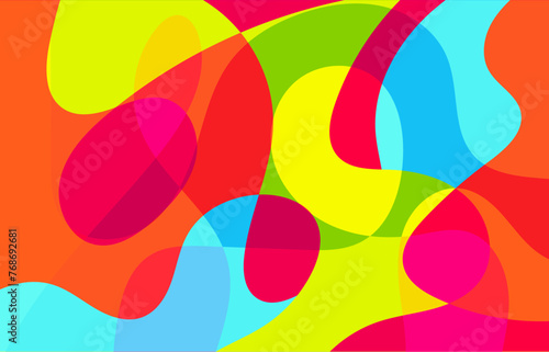 Colorful Abstract background design, vector art