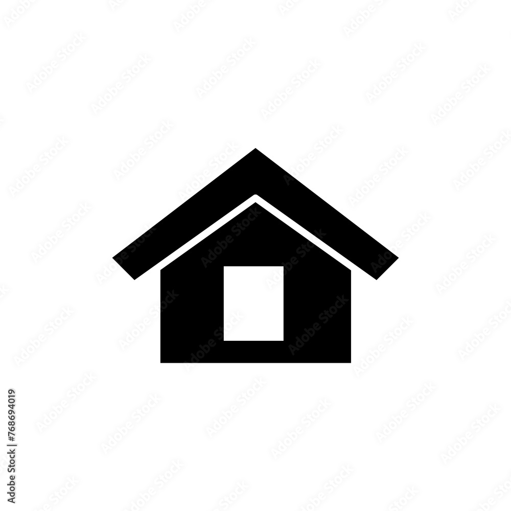 house icon symbol flat vector illustration on white background..eps house icon symbol flat vector illustration on white background..eps