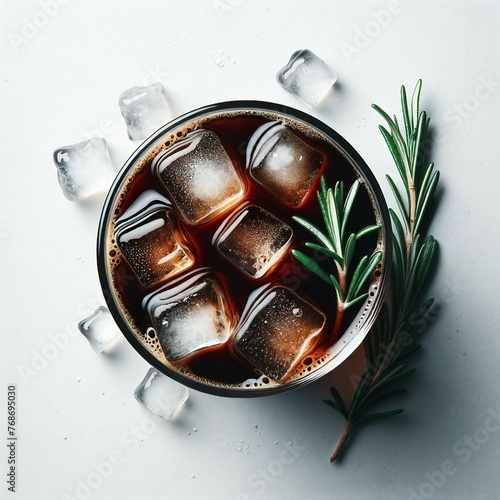 Iced Cold Brew with Cream Swirls