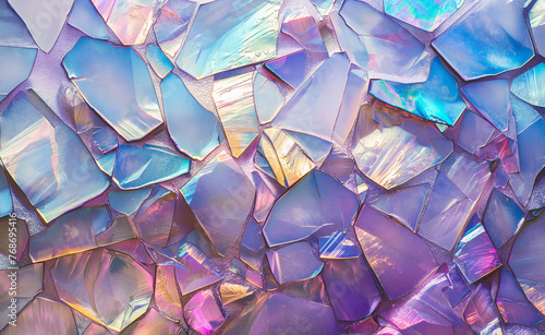 Vivid Glass Symphony: Abstract 3D Wallpaper 