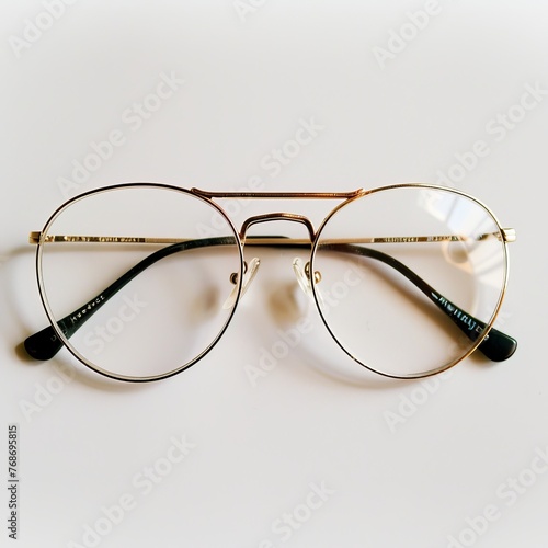 Vintage eyeglasses, isolated on white background, old, classic, retro, nostalgia, 60s, 70s, 80s, 90s, 2000s