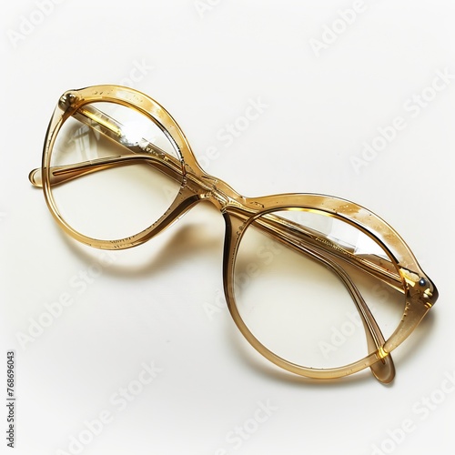 Vintage eyeglasses, isolated on white background, old, classic, retro, nostalgia, 60s, 70s, 80s, 90s, 2000s