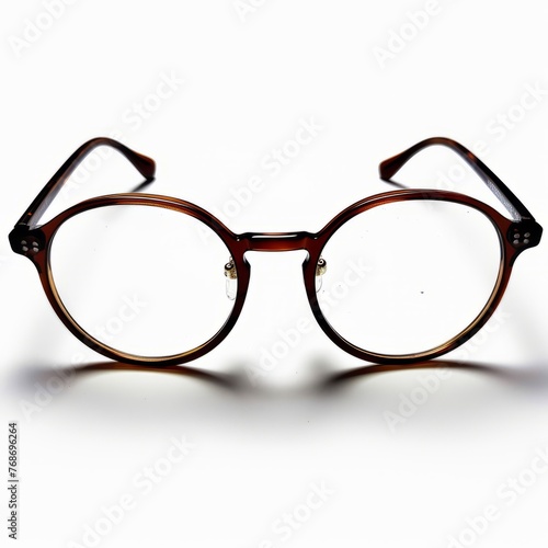 Vintage eyeglasses, isolated on white background, old, classic, retro, nostalgia, 60s, 70s, 80s, 90s, 2000s