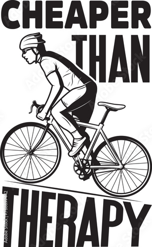 Cycling Illustration  Road Cycling Vector  Cyclist Quote Design  Silhouette  Funny  Fitness  Athlete  Biking  Outdoor