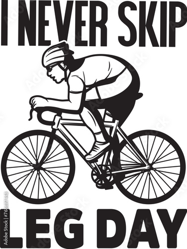 Cycling Illustration  Road Cycling Vector  Cyclist Quote Design  Silhouette  Funny  Fitness  Athlete  Biking  Outdoor