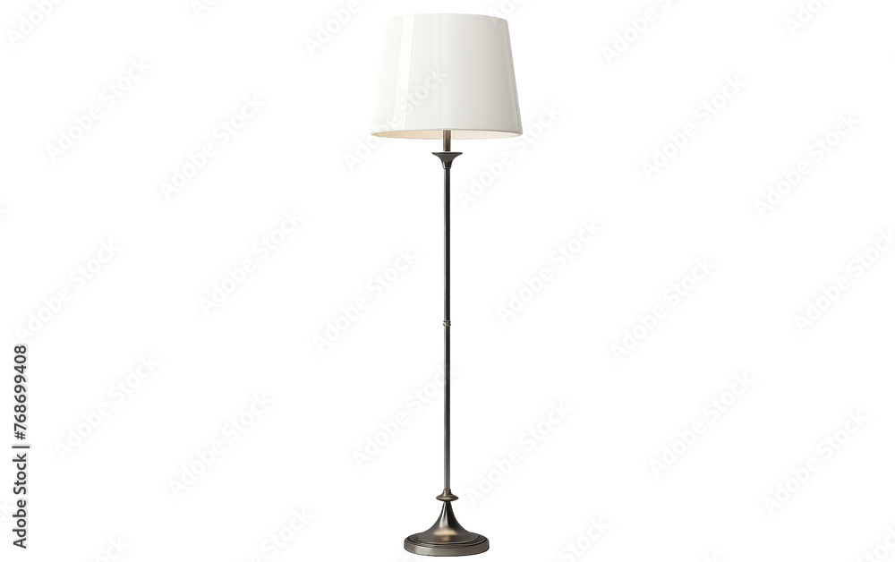 Minimalist Floor Lamp Concept Isolated on Transparent Background Minimalist Floor Lamp Concept Isolated on Transparent Background