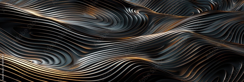 Copper Stripes on Black Texture Copper Stripes on Black Texture