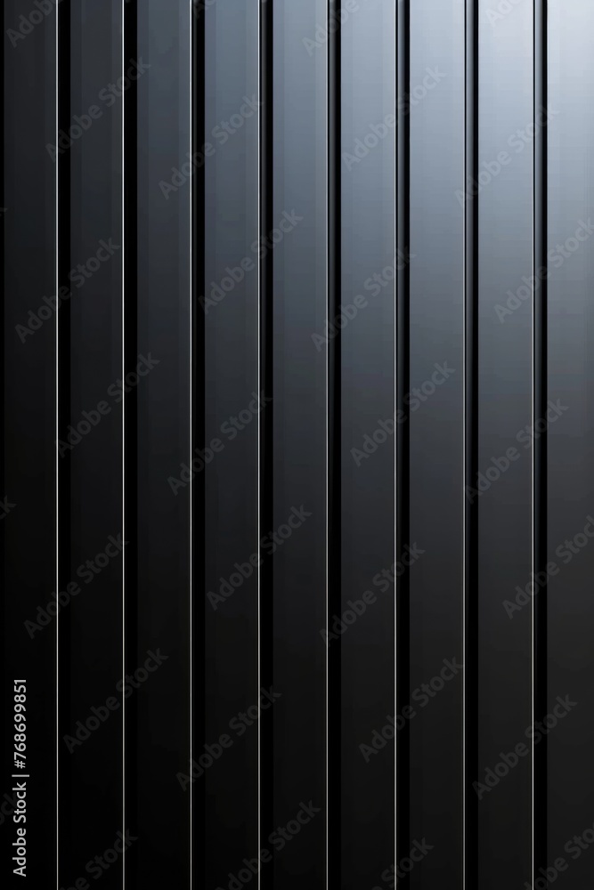Realistic Vertical Black Slats Background Realistic Vertical Black Slats Background