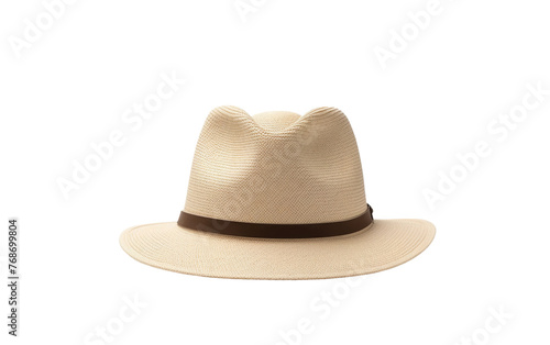 Minimalist Hat Concept Isolated on Transparent Background