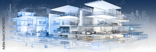 Detailed 3D Blueprint & Schematic Designs in Architectural Engineering © Leonard
