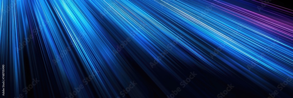 Dynamic Blue Streaks Light Effect Wallpaper