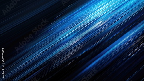 Abstract Blurred Blue Lines Motion Background